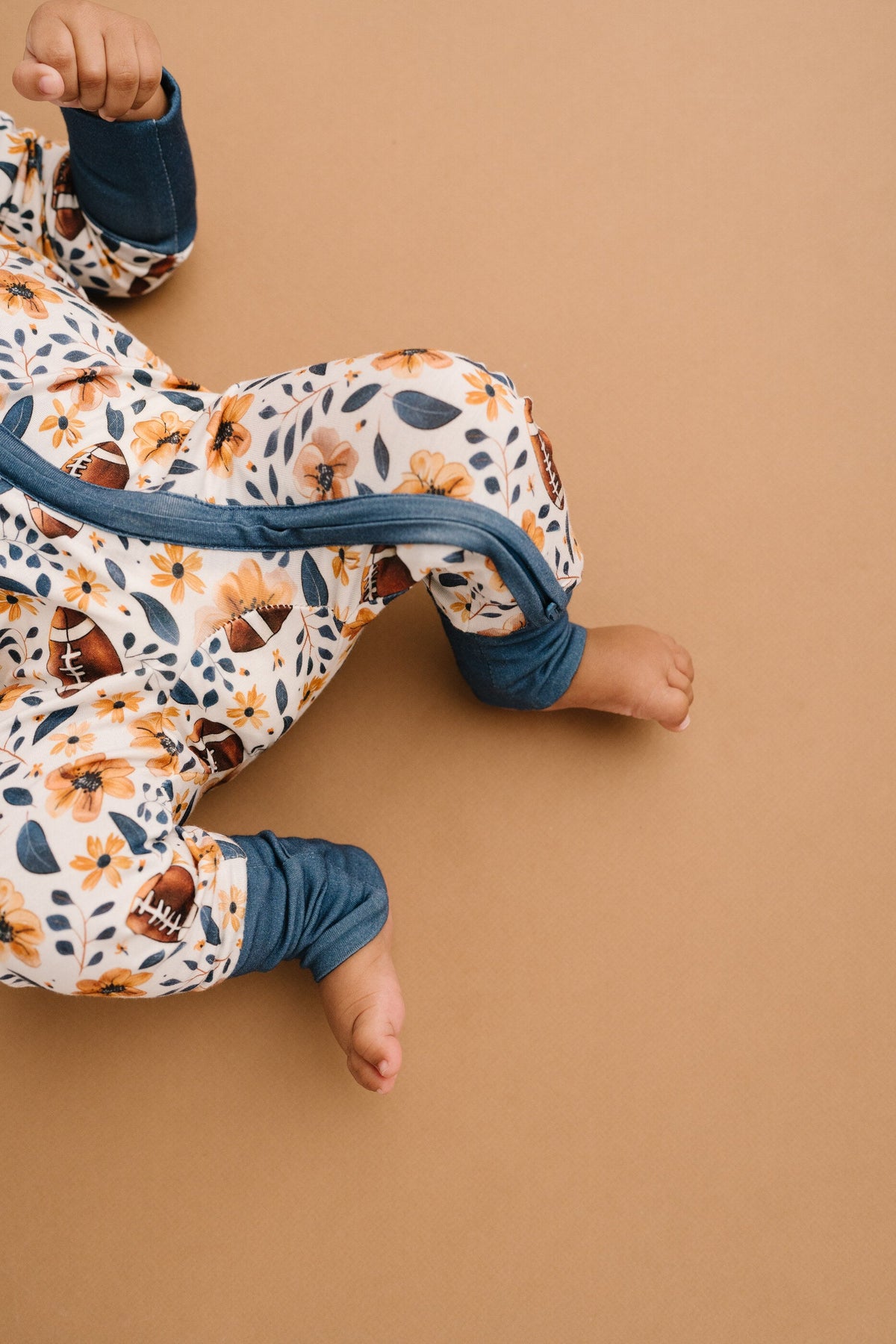 Football Blooms Bamboo Sleeper