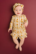 Sunflower Stripe Bodysuit Bamboo Dress