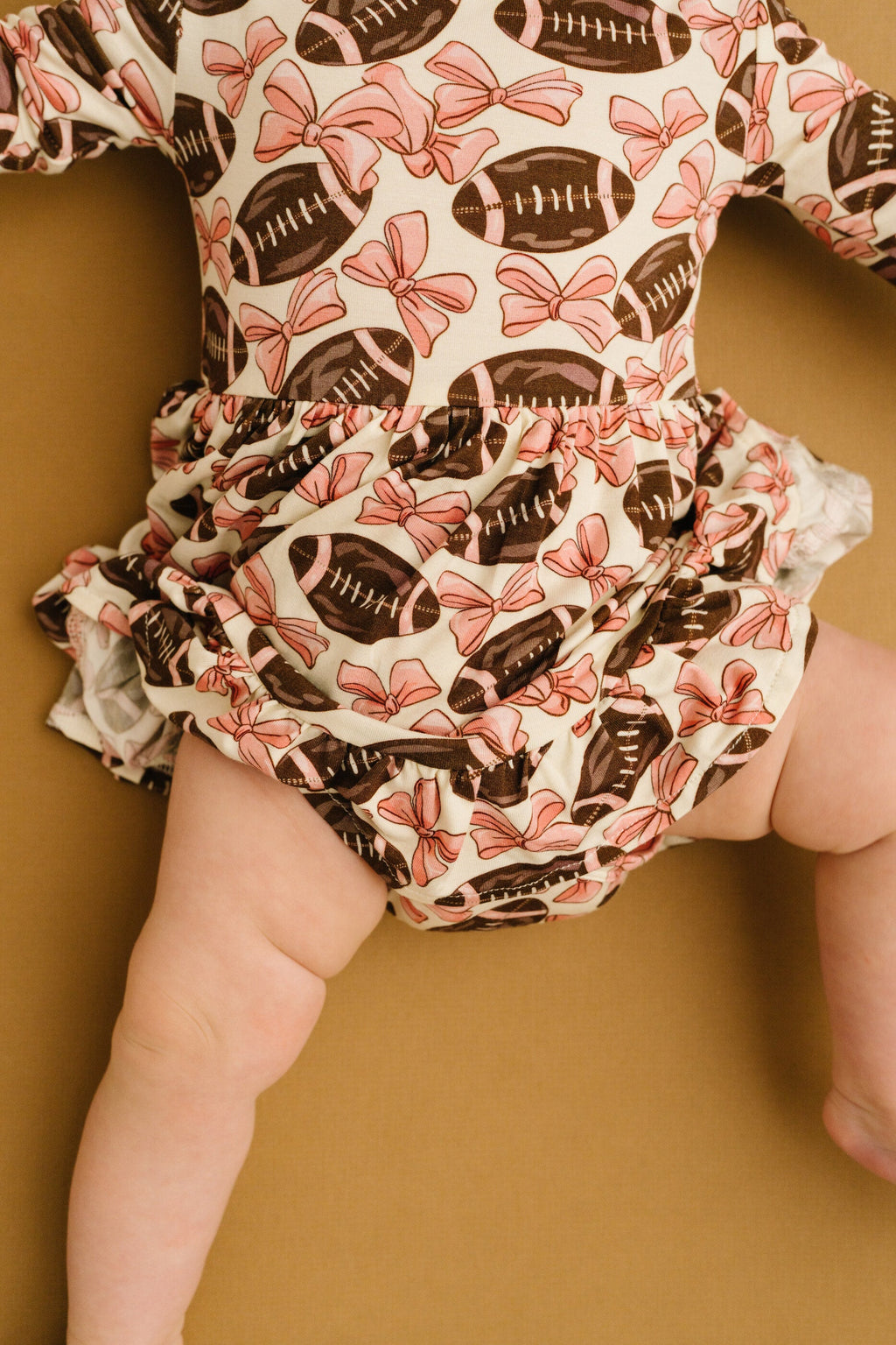 Bows & Touchdowns Bodysuit Bamboo Dress