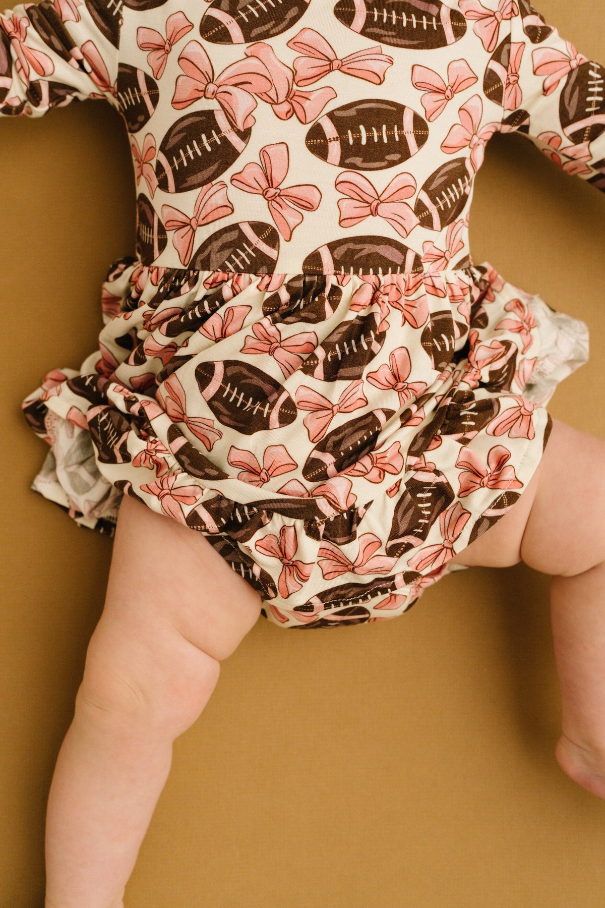 Bows & Touchdowns Bodysuit Bamboo Dress