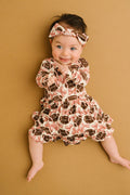 Bows & Touchdowns Bodysuit Bamboo Dress