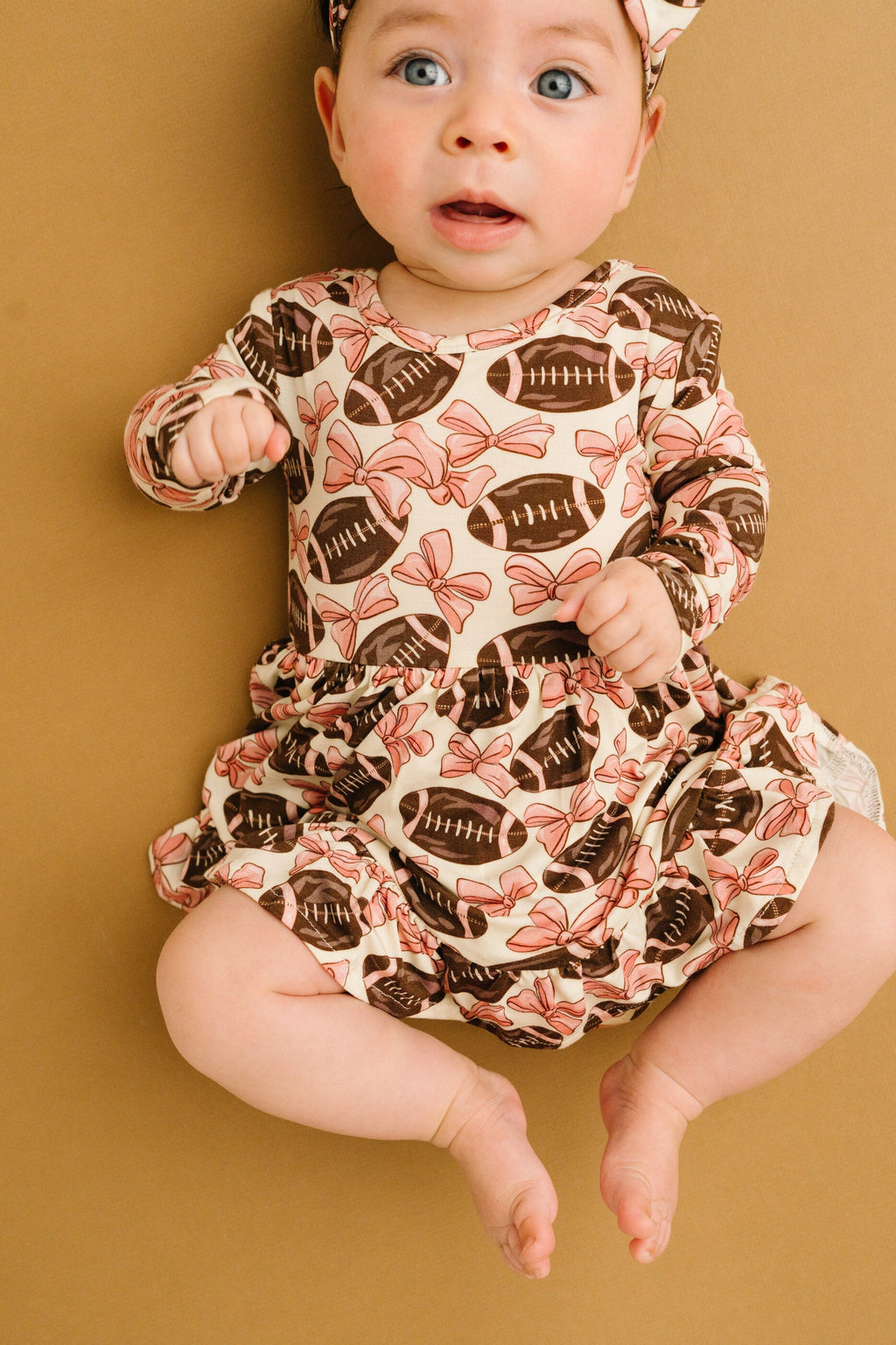 Bows & Touchdowns Bodysuit Bamboo Dress