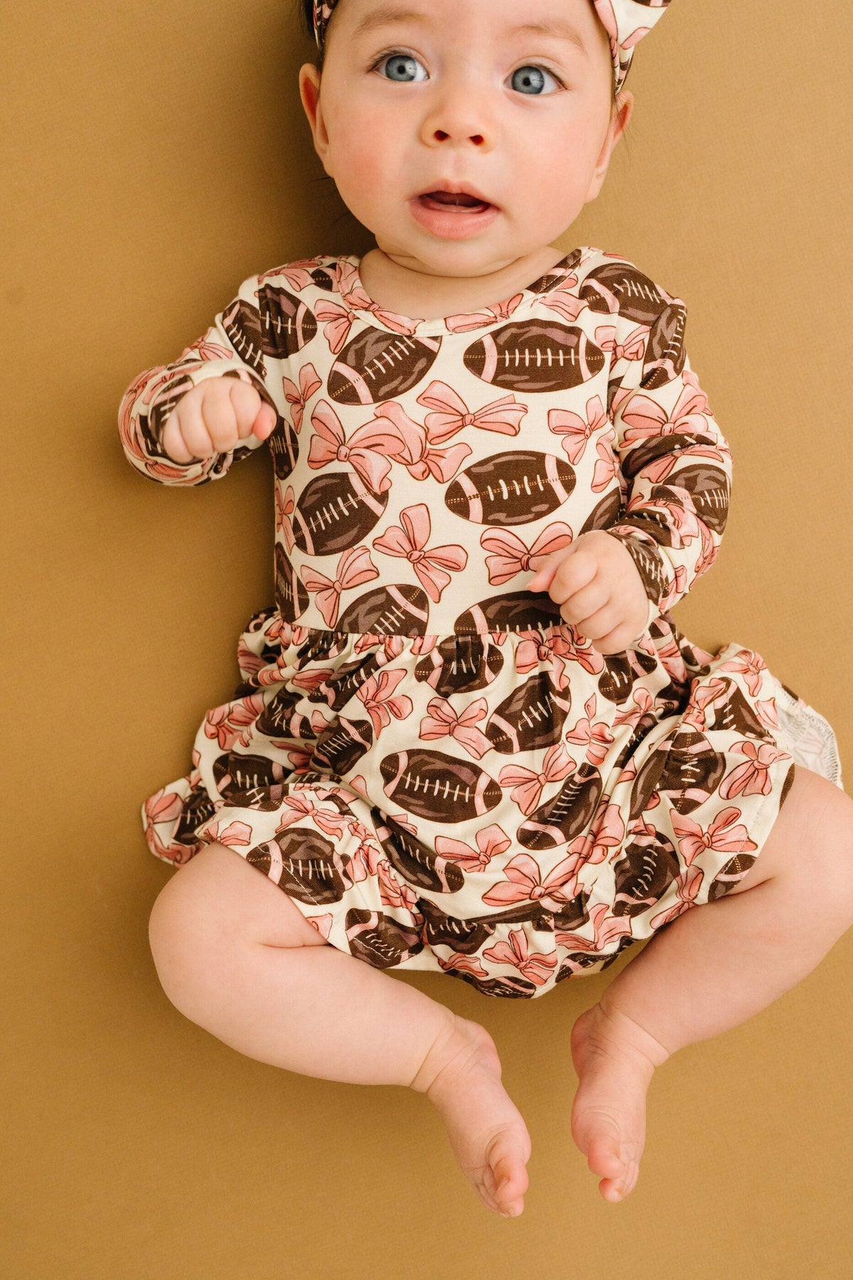 Bows & Touchdowns Bodysuit Bamboo Dress