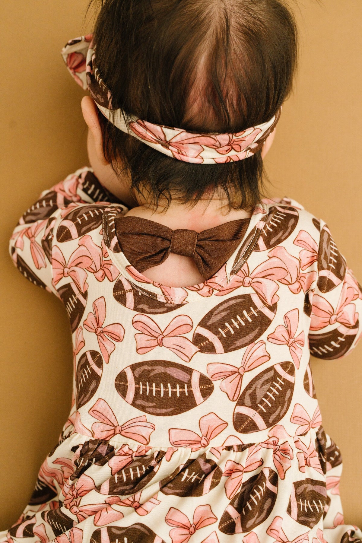 Bows & Touchdowns Bodysuit Bamboo Dress