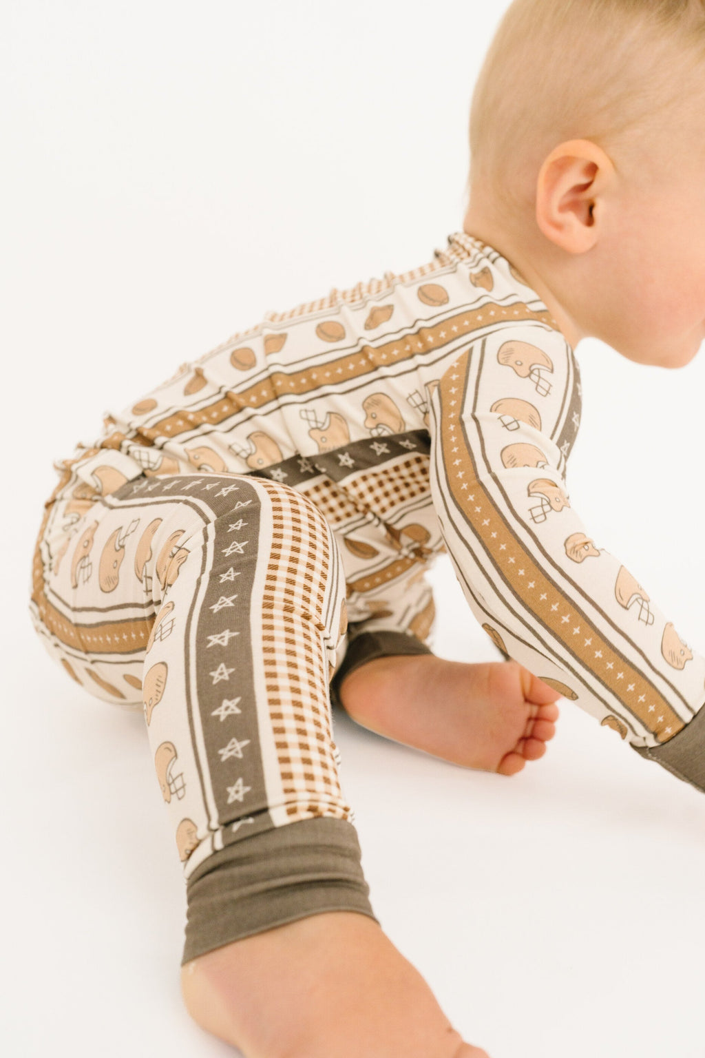 Touchdown Stripe Bamboo Set