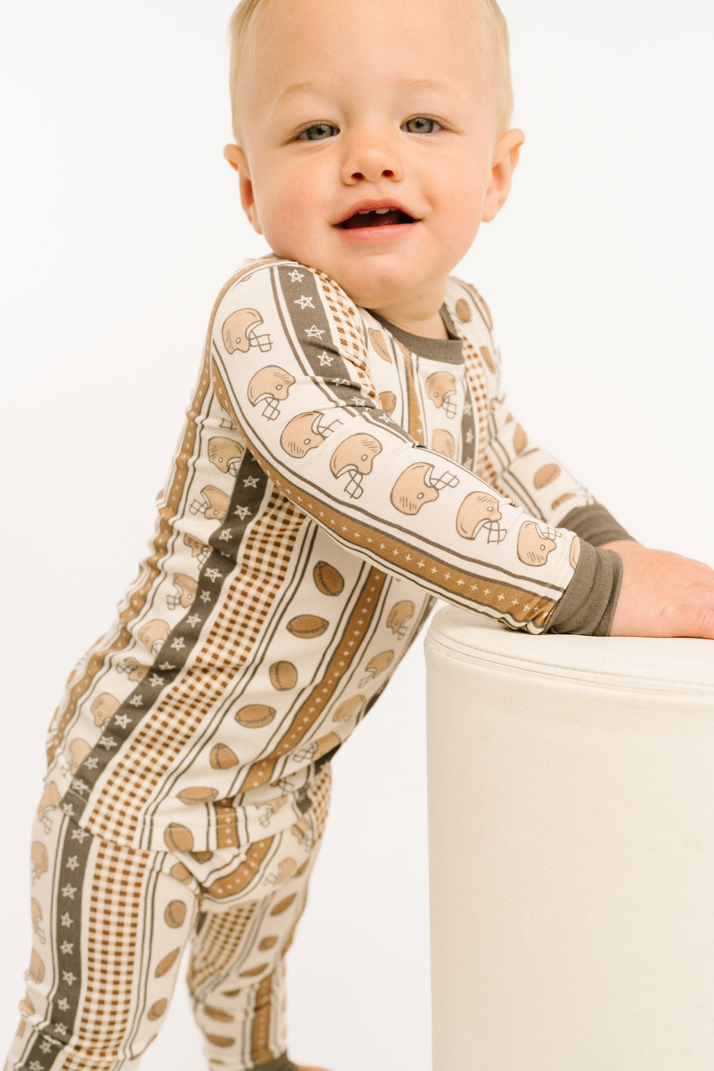 Touchdown Stripe Bamboo Set