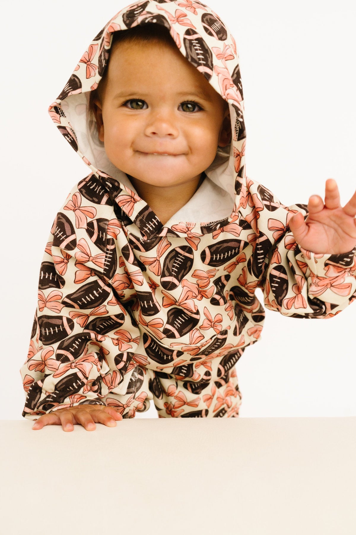 Bows & Touchdowns Football Cargo Hoodie Set