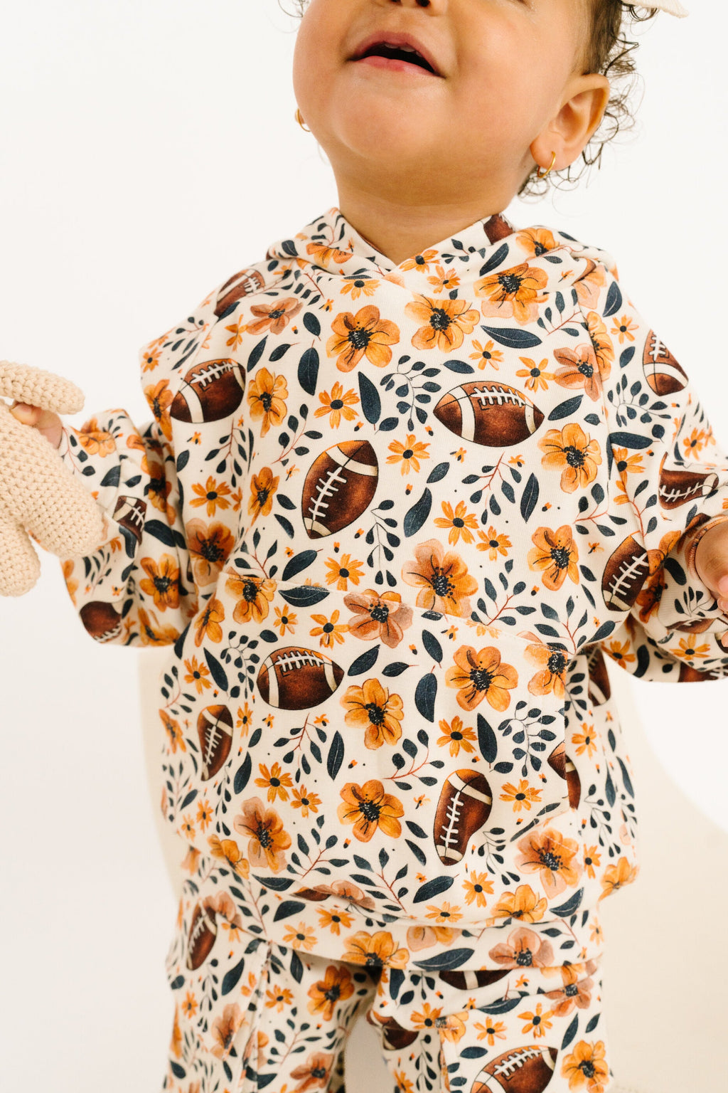 Football Blooms Cargo Hoodie Set