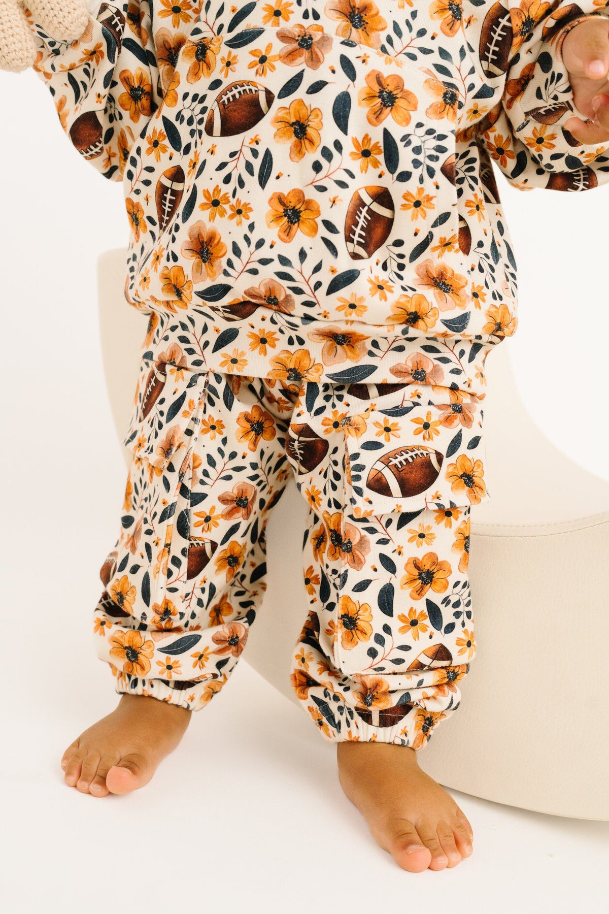 Football Blooms Cargo Hoodie Set