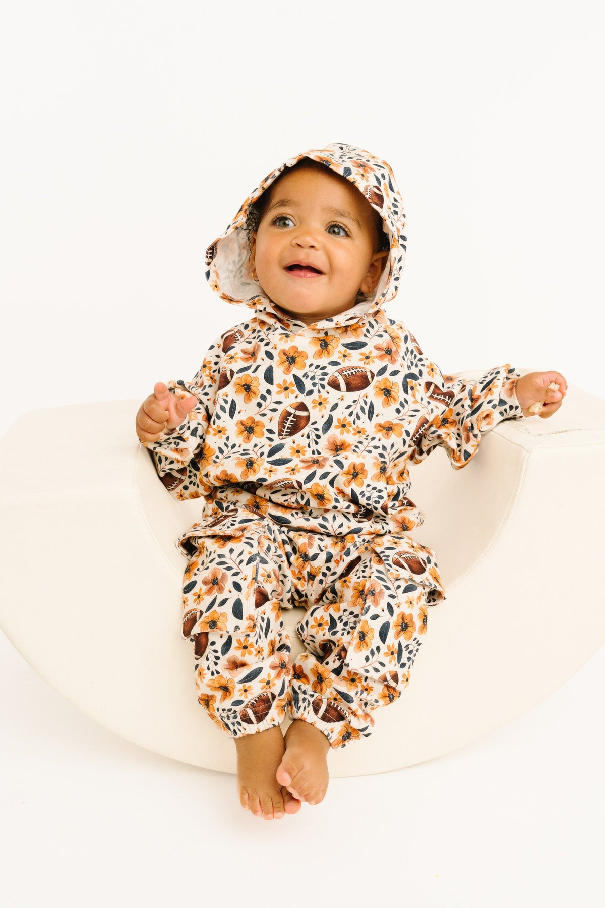 Football Blooms Cargo Hoodie Set