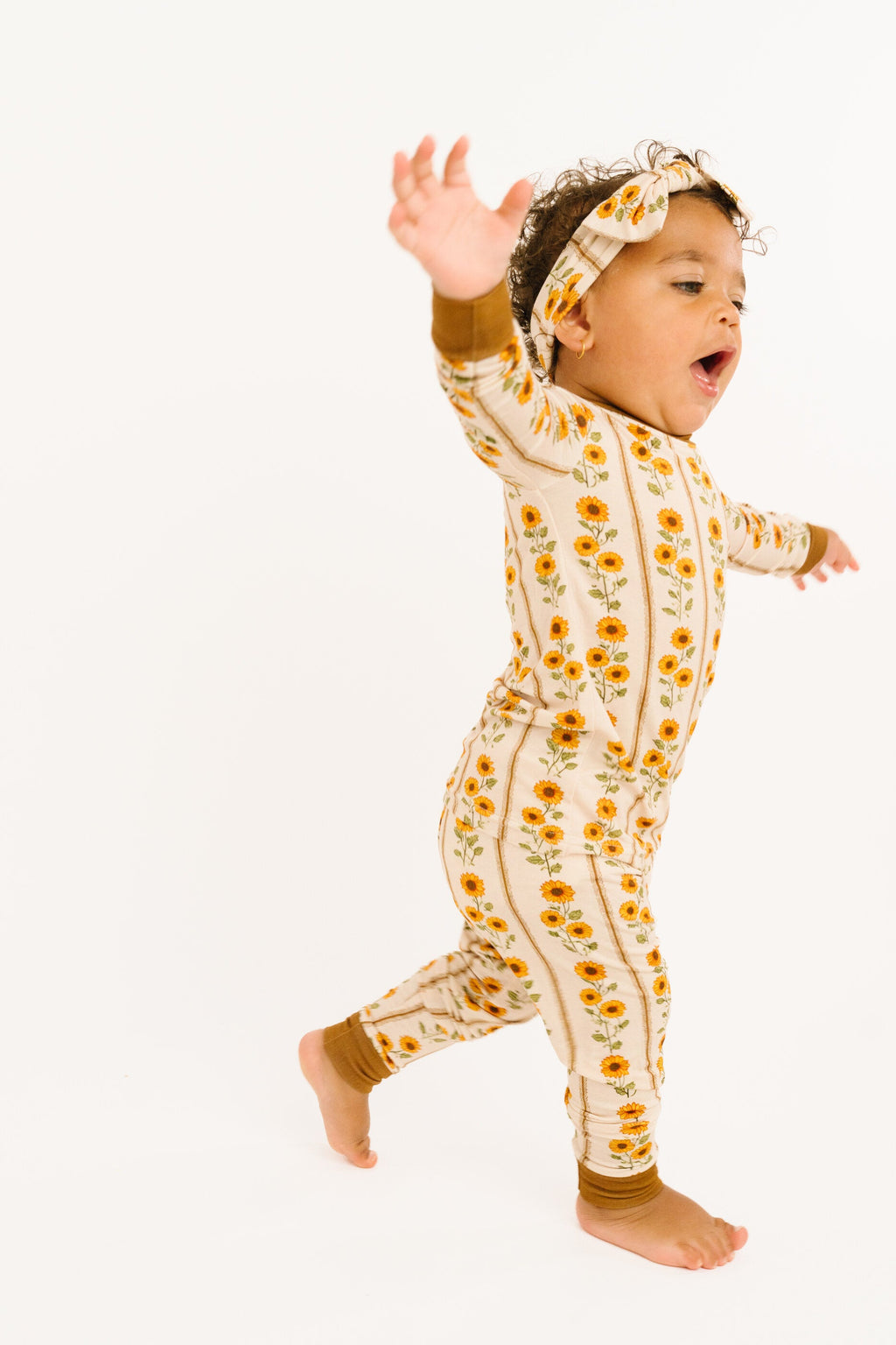 Sunflower Stripe Bamboo Set