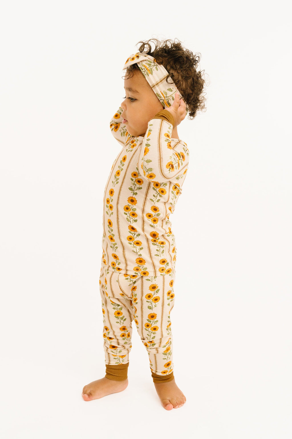 Sunflower Stripe Bamboo Set