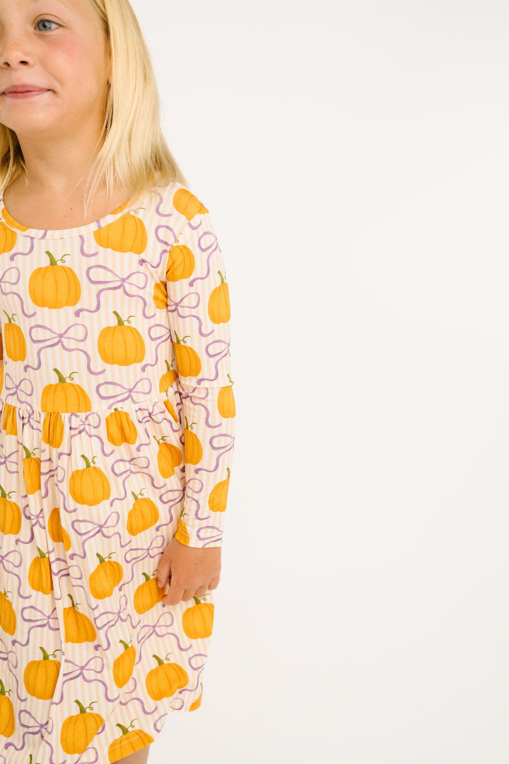 Pumpkin & Bows Bamboo Dress