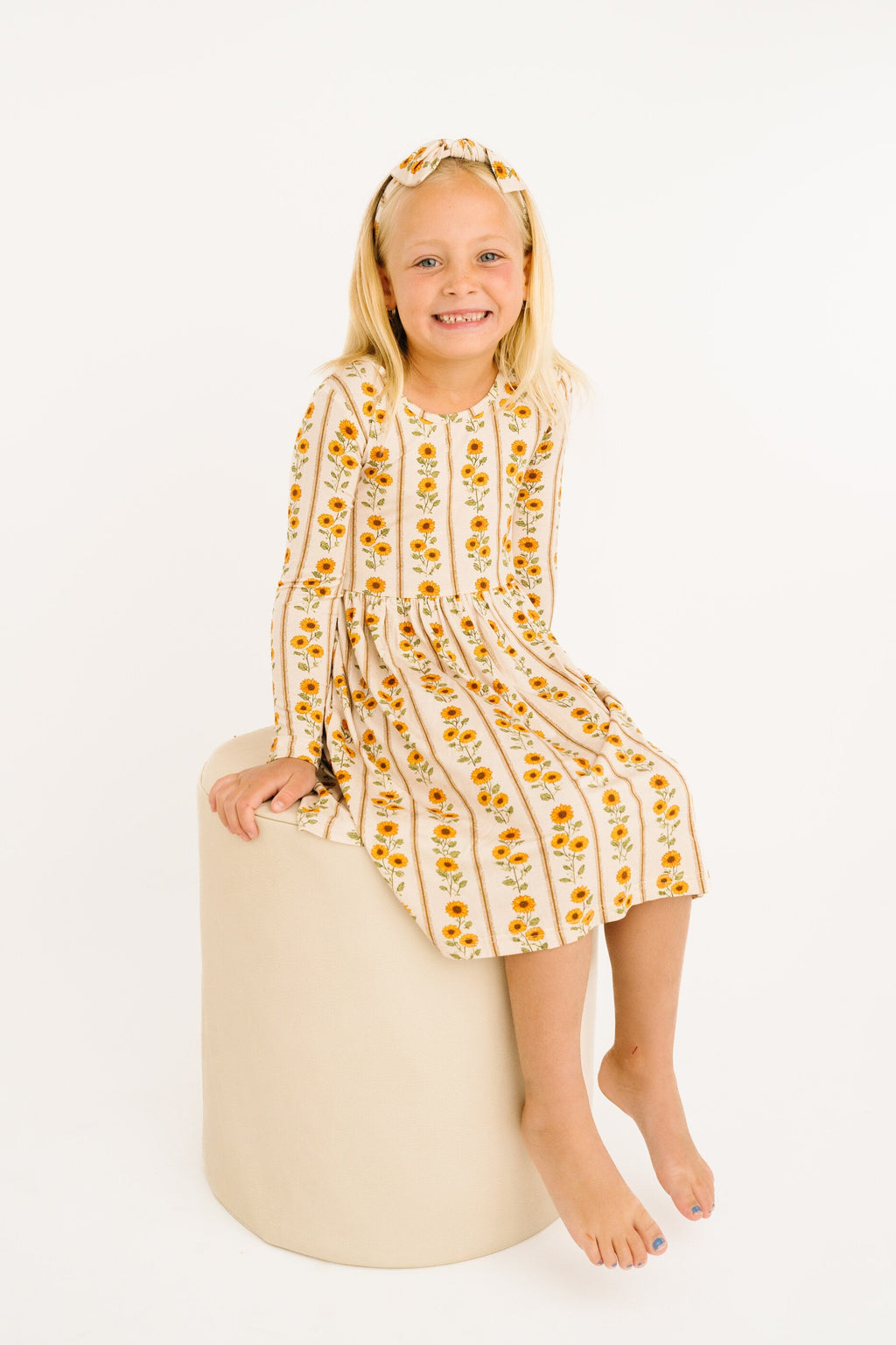 Sunflower Stripe Bamboo Dress