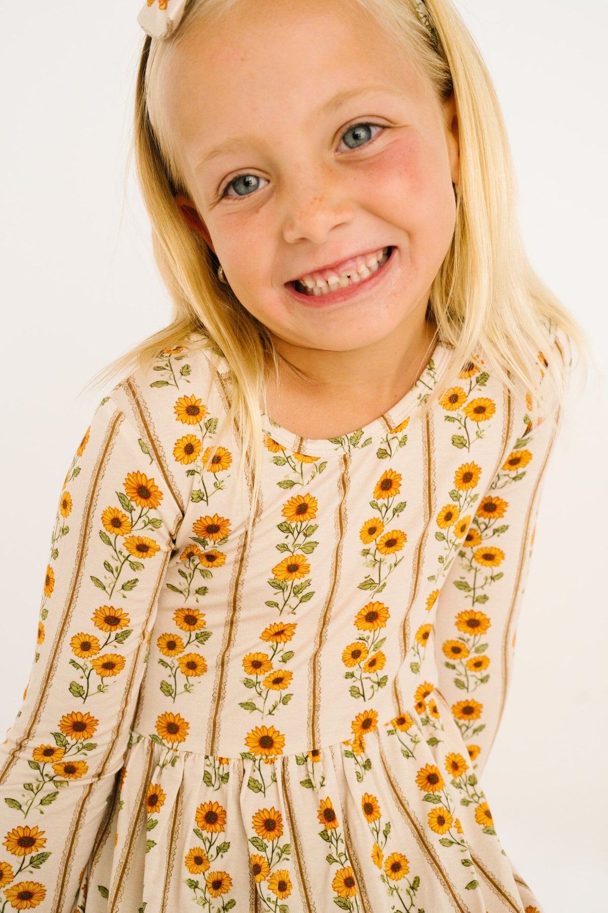 Sunflower Stripe Bamboo Dress