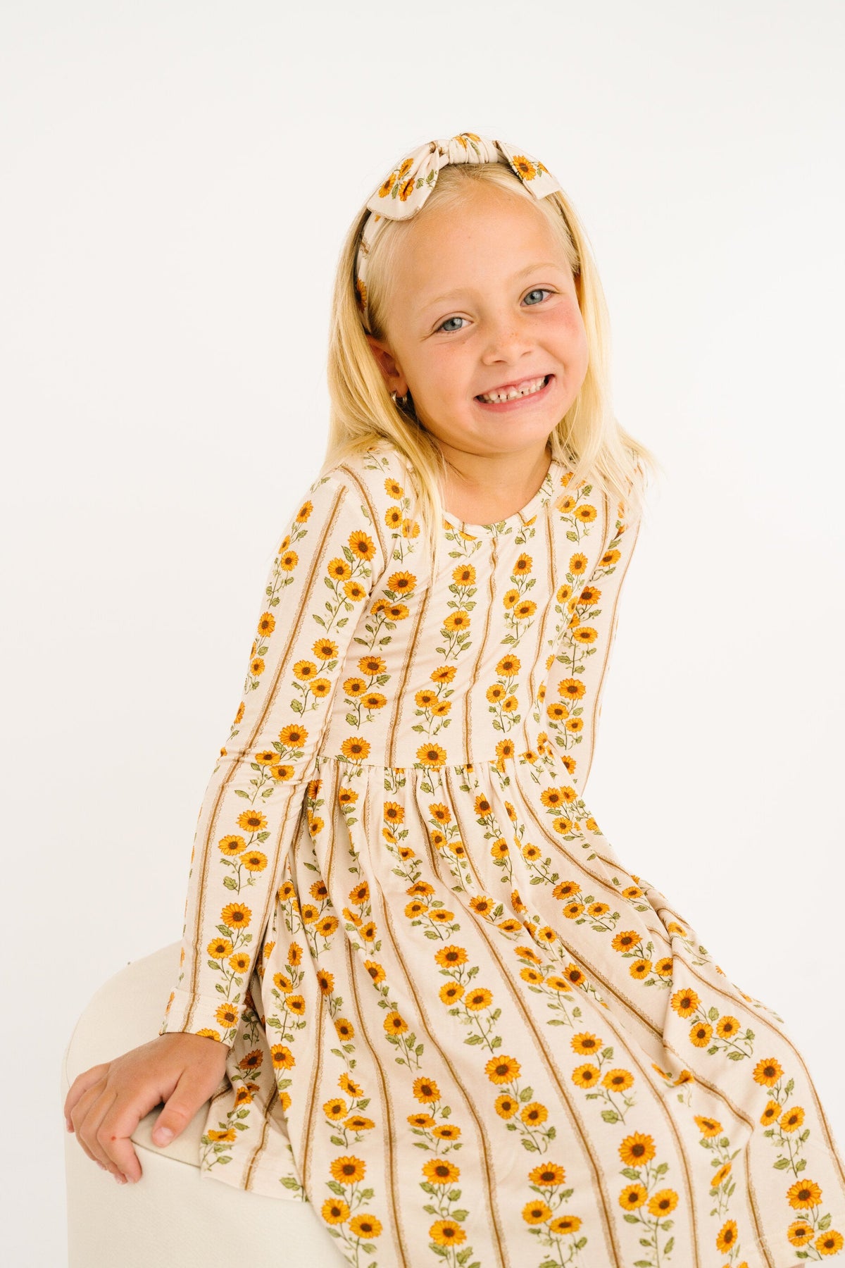 Sunflower Stripe Bamboo Dress
