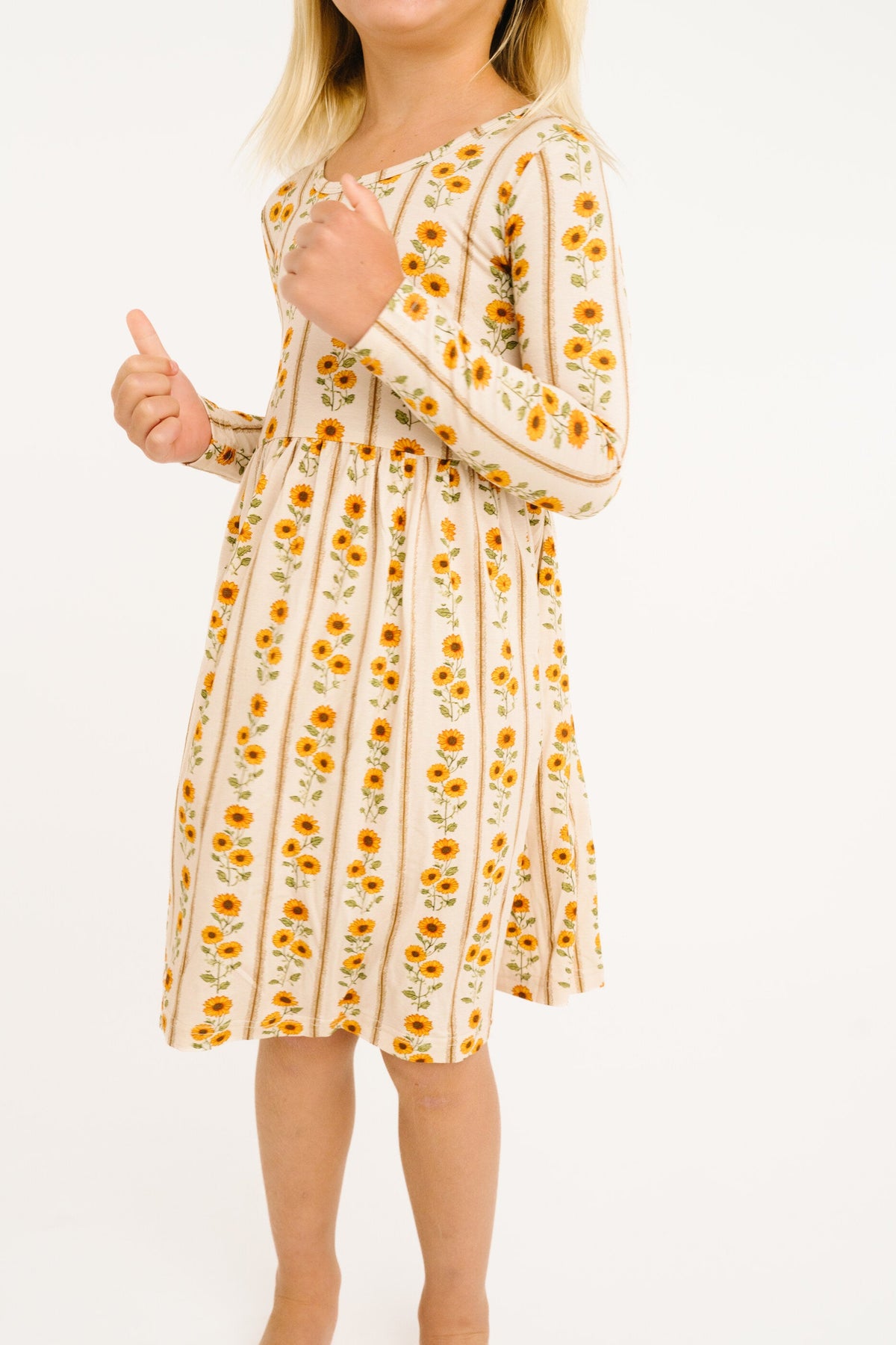 Sunflower Stripe Bamboo Dress