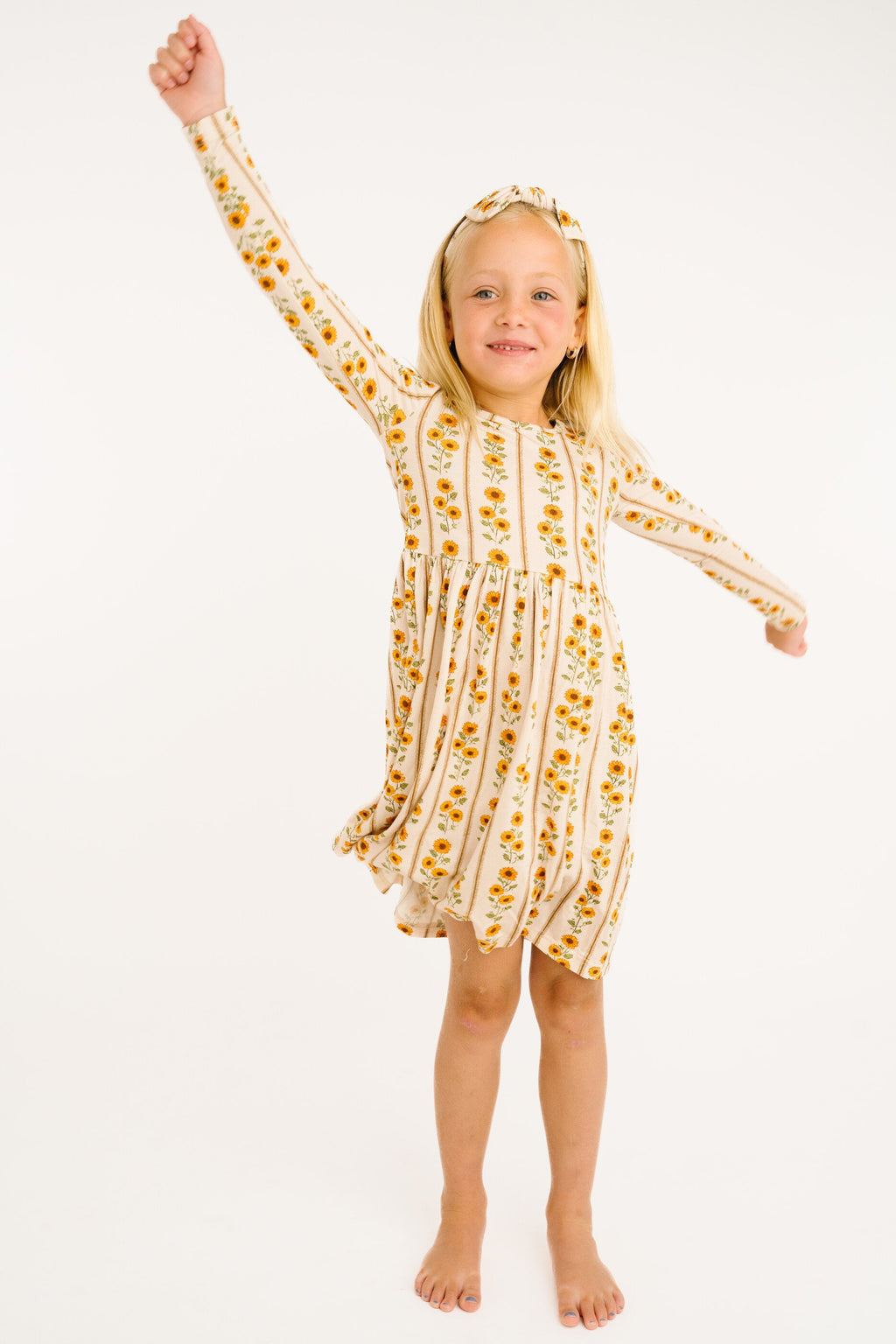 Sunflower Stripe Bamboo Dress