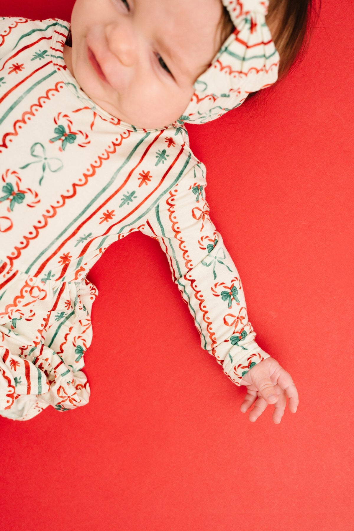 Christmas Dainty Bow Bodysuit Bamboo Dress