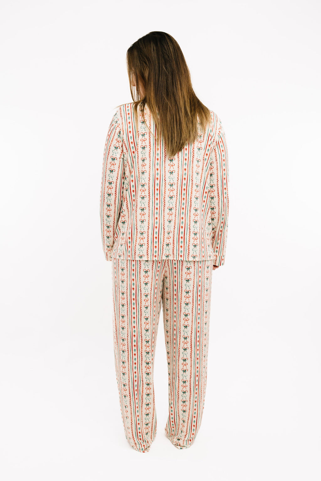 Christmas Dainty Bows Women's Bamboo Pajamas