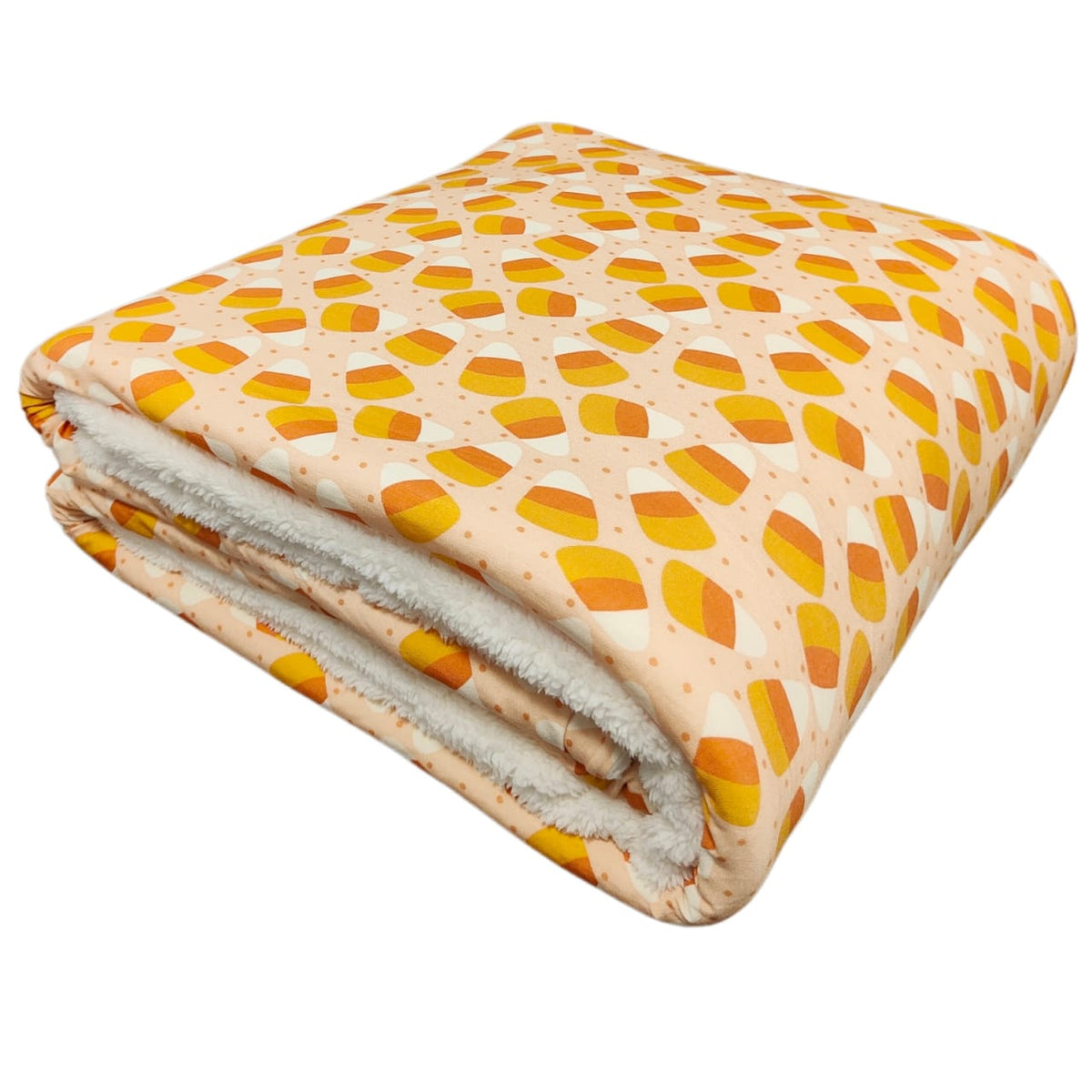 Candy Corn Cutie Fuzzy Bamboo Blanket
