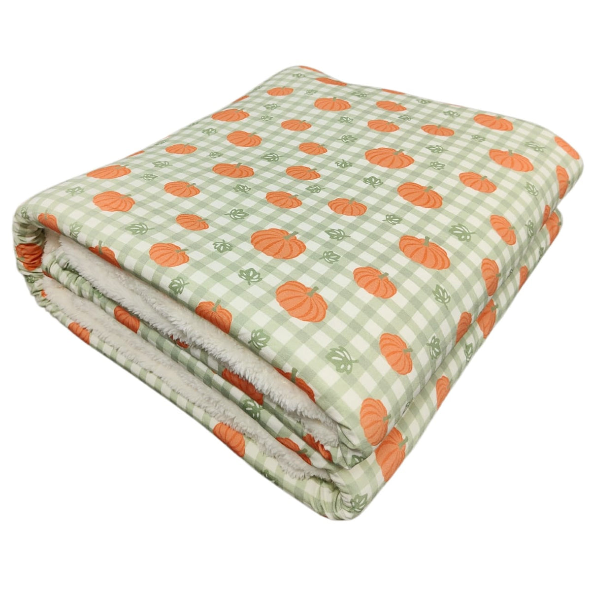 Pumpkin Picnic Fuzzy Bamboo Blanket